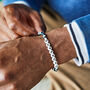 Men's Personalised Message Beaded Bracelet, thumbnail 1 of 1