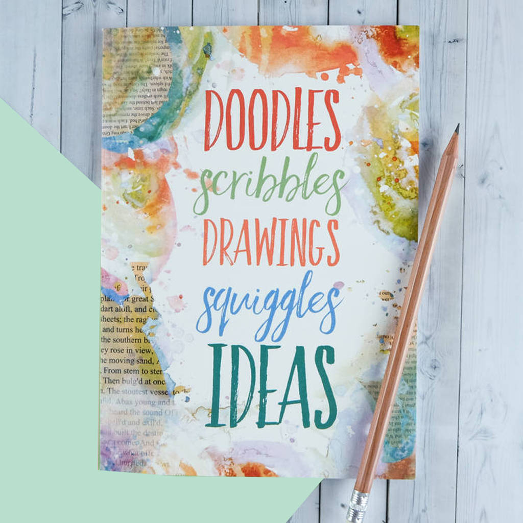 Doodles And Scribbles Notebook By Bookishly