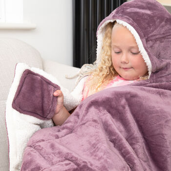 Hooded Sherpa Blanket, 6 of 10