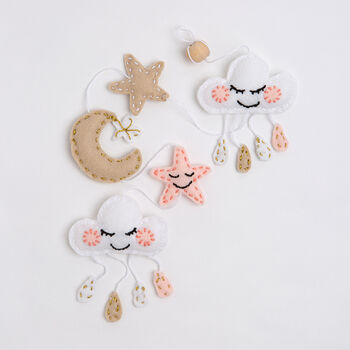 Cloud Garland Beginner Felt Craft Kit, 2 of 5