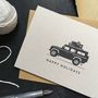 'Happy Holidays' Land Rover Christmas Card, thumbnail 2 of 3