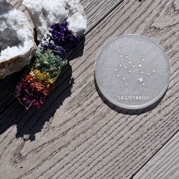 Handmade Resin Zodiac Coasters, 11 of 12