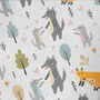 Mothers Day Wrapping Paper Roll Fox Wolf Baby, thumbnail 2 of 3