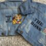 Personalised Baby/Toddler Denim Jacket With Bear, thumbnail 8 of 8