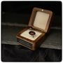 Personalised Dark Brown Rugby Ball Cufflinks, thumbnail 1 of 10