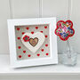 Poppy Pottery Anniversary Personalised Frame, thumbnail 1 of 2