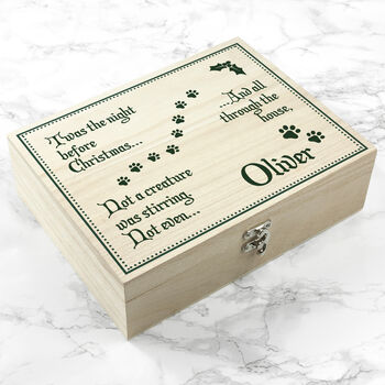 Personalised Pets Twas The Night Before Christmas Box, 5 of 6