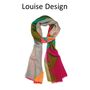 Soft Lightweight Scarf In Wool And Viscose Length 190cm, thumbnail 6 of 11