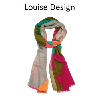 Soft Lightweight Scarf In Wool And Viscose Length 190cm, 6 of 11