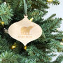 Baby Bear Christmas Tree Decoration, thumbnail 1 of 3