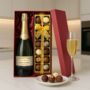 Personalised Champagne And Truffles Gift Set With Any Name And Message, thumbnail 1 of 5