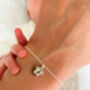 Ten Tiny Toes Bracelet Silver, thumbnail 3 of 6