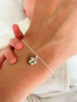 Ten Tiny Toes Bracelet Silver, 3 of 6