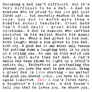 Dad Quotes Ceramic Coaster Gift, 2 of 7