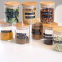 Personalised Storage Jar For Herbs And Spices, thumbnail 3 of 9