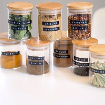 Personalised Storage Jar For Herbs And Spices, 3 of 9