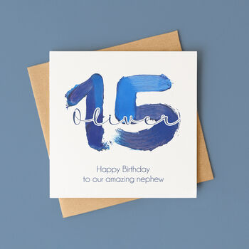 Personalised Birthday Card For Him – Any Age, 5 of 11