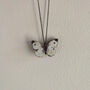 Cabbage White Butterfly Necklace, thumbnail 3 of 4