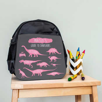 Personalised Children's Dinosaur Mini Rucksack, 4 of 11