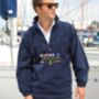 Name And Year Sailing Fleece In Nautical Flag Alphabet, thumbnail 2 of 4