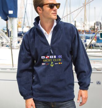 Name And Year Sailing Fleece In Nautical Flag Alphabet, 2 of 4