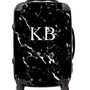 Black Marble Personalised Suitcase, thumbnail 1 of 12