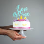 First Birthday Cake Topper, Personalised, thumbnail 1 of 5