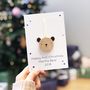 Personalised First Christmas Bear Decoration Card, thumbnail 10 of 10