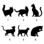 Personalised Cat Silhouette Peg Hook, thumbnail 3 of 5