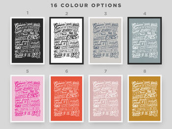 Gimme Gimmie Gimmie, Abba Lyrics Print, Disco Print, 7 of 9