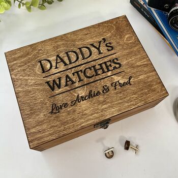 Daddy's Watches And Cufflink Box, 5 of 9
