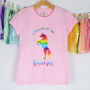 'I Believe In Unicorns' Personalised Kids T Shirt, thumbnail 3 of 5