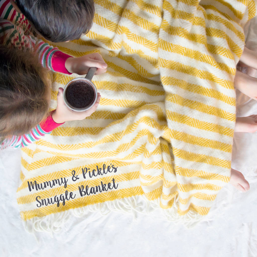 Personalised Mother's Day Blanket By Jonny's Sister