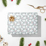 Polar Bear Luxury Christmas Wrapping Paper, thumbnail 2 of 10