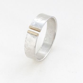 Petals 'Cigar Band' Embossed Ring, 7 of 10