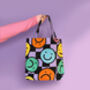 Mixed Emotions Check Chequered Waterproof Tote, thumbnail 1 of 2
