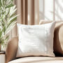 Personalised Wedding First Dance Song Cushion, thumbnail 4 of 8
