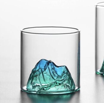 Blue Hidden Mountain Glass, 3 of 4