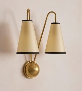 Wall Light, Antiqued Brass, 6 of 6