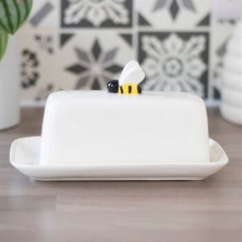 Bumble Bee Butter Dish, 4 of 6
