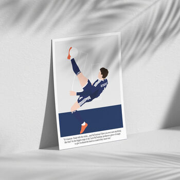 Scott Mc Tominay Commentary Scotland Football Print, 2 of 4