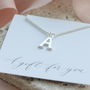 Silver Plated Alphabet Charm Necklace, thumbnail 6 of 12