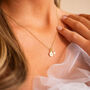 Freshwater Pearl And Disc Personalised Necklace, thumbnail 2 of 10