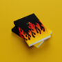 Personalised Custom Name Black Flame A5 Notebook, thumbnail 1 of 5