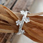 Sterling Silver Delicate Forget Me Not Ring, thumbnail 1 of 3