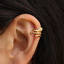 Gold Snake Ear Wrap Cuff, thumbnail 1 of 4