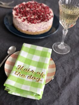 Personalised Check Napkins, 8 of 10