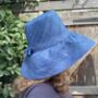 Medium Brim Fold Up Straw Hat, thumbnail 1 of 6