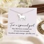 Personalised Sterling Silver Horse Necklace For A Girl, thumbnail 1 of 10