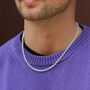 Men's Sterling Silver Round Belcher Chain Necklace, thumbnail 1 of 3